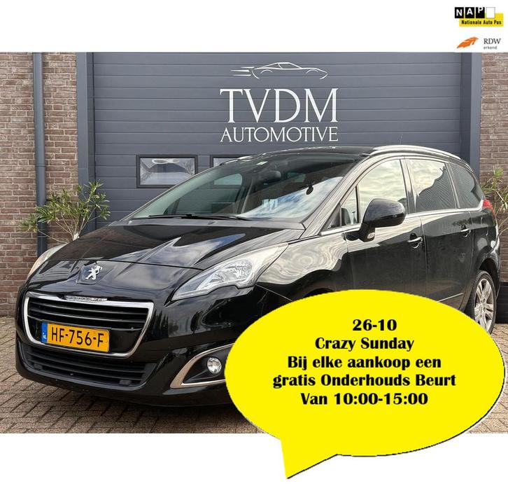 Peugeot 5008 1.6 BlueHDi Allure 7p. EXPORT|NAVI|PANO|LEDER, Auto's, Peugeot, Bedrijf, Te koop, ABS, Airbags, Airconditioning, Climate control