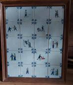 Makkum Tegeltableau met Kinderspelen, Antiek en Kunst, Ophalen of Verzenden