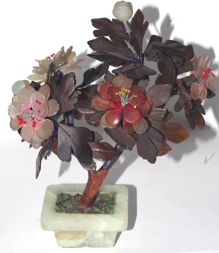 Kunstboompjes, halfedelsteen, Huis en Inrichting, Woonaccessoires | Kunstplanten en Kunstbloemen, Zo goed als nieuw, Binnen, Ophalen