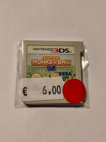 Super Monkey Ball 3D Nintendo 3DS Game beschikbaar voor biedingen
