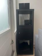 Zwarte Kallax kast, Huis en Inrichting, Kasten | Boekenkasten, Ophalen, Met plank(en), Gebruikt, 100 tot 150 cm