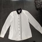 Zgan leuke witte blouse met zwarte details maat L nu, Kleding | Heren, Overhemden, Angelo Litrico, Wit, Ophalen of Verzenden, Zo goed als nieuw