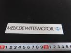 sticker Melk. De witte motor  XPLH9085, Verzamelen, Ophalen, Zo goed als nieuw