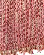 STOF VOOR DESIGN: BYBORRE Johan Pink/Beige meubelstof, Wol, 120 cm of meer, Nieuw, Ophalen of Verzenden