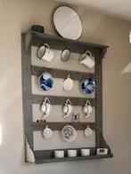 Gepatineerd Wandrek met Haken - Charmant & Decoratief, Ophalen