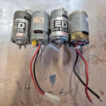 4 borstelmotoren 7,2V beschikbaar voor biedingen
