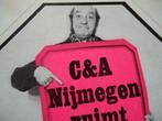sticker oud C&A Nijmegen winkel vintage retro, Verzenden, Zo goed als nieuw, Bedrijf of Vereniging