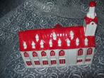Kerk Leiden  rood/wit Spaarpot, Diversen, Kerst, Ophalen of Verzenden, Nieuw
