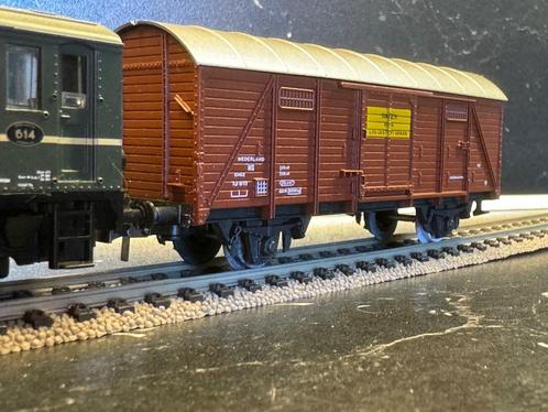 Ro-4019: Gesloten goederenwagen voor graan vervoer - NS, Hobby en Vrije tijd, Modeltreinen | H0, Nieuw, Wagon, Gelijkstroom, Roco