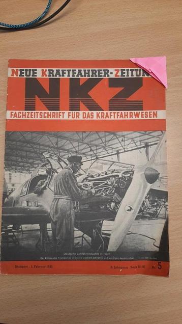 Neue Kraftfahrer zeitung Duitsland WW2 beschikbaar voor biedingen