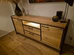 Dressoir Henders&Hazel ( metalo), Huis en Inrichting, Kasten | Dressoirs, Ophalen, Eikenhout, Zo goed als nieuw, 25 tot 50 cm
