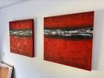 Sxhilderij met certificate, Antiek en Kunst, Kunst | Schilderijen | Abstract, Ophalen of Verzenden