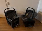 2 autostoelen Britax Römer met 360 bases isofix - tweeling, Ophalen, Romer, Zo goed als nieuw, Isofix