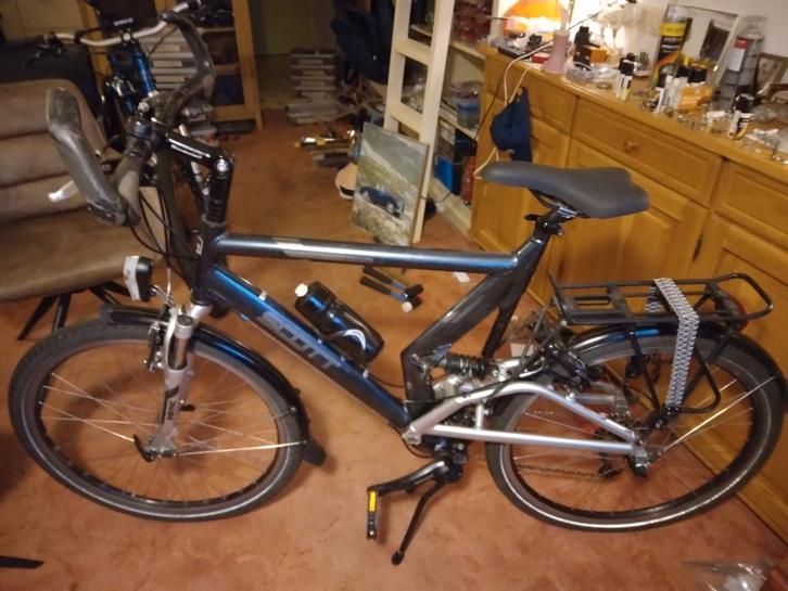 SCOTT-TOUR MTB ORIGINELE FULLY TREKKINGFIETS, Fietsen en Brommers, Fietsen | Mountainbikes en ATB, Gebruikt, Overige merken, Fully