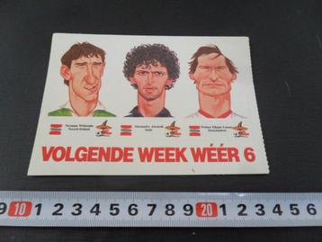 sticker voetbal WK 1986 set strip whiteside altobelli elkjær beschikbaar voor biedingen