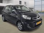 Kia Picanto 1.0 CVVT EconomyPlusLine 1e Eig. 81.300 km +NAP, Auto's, Kia, Stof, Gebruikt, 4 stoelen, Zwart