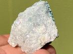 Lichtblauwe aura kwarts mineralen, Verzamelen, Mineralen en Fossielen, Ophalen of Verzenden, Mineraal