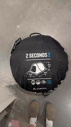 Quechua 2 Seconds Fresh&Black – 2 persoons tent, Ophalen of Verzenden, Zo goed als nieuw, Tot en met 2