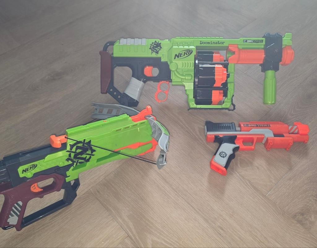 Zombie Nerf set, Ophalen, Zo goed als nieuw