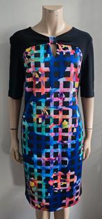multicolorjurk JOSEPH RIBKOFF maat 42, Kleding | Dames, JOSEPH RIBKOFF, Zwart, Maat 42/44 (L), Nieuw