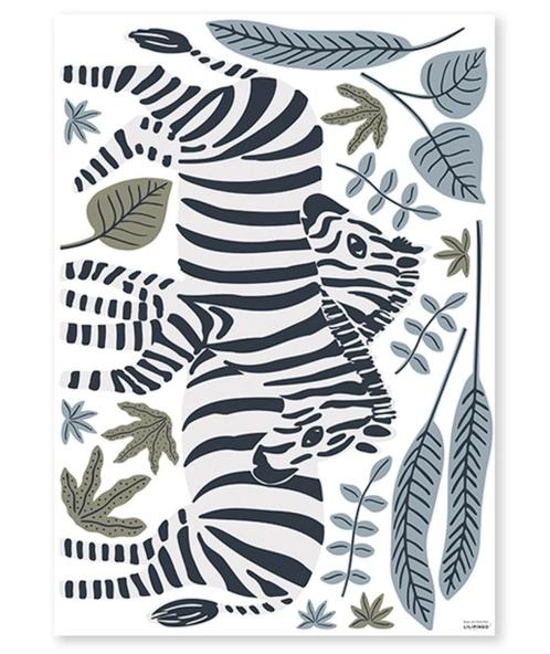 Muursticker Sticker Zebra Savanne Tanzania Lilipinso, Kinderen en Baby's, Kinderkamer | Inrichting en Decoratie, Nieuw, Wanddecoratie