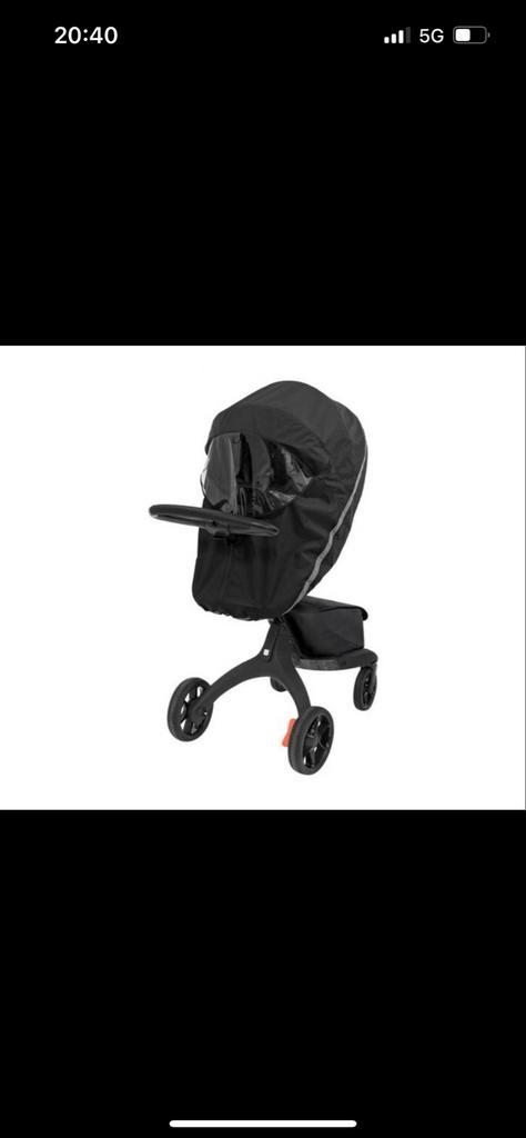 Stokke V6 Kinderwagen - All Black, Kinderen en Baby's, Buggy's, Zo goed als nieuw, Overige merken, Verstelbare rugleuning, Ophalen of Verzenden
