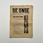 Krant De Unie, 2de jaargang No. 1 uit 1941, Ophalen of Verzenden, Overige soorten, Nederland, Boek of Tijdschrift
