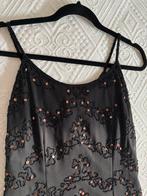 Feestelijke jurk mt 36 - kralen & pailletten, Kleding | Dames, Zwart, Ophalen of Verzenden, Knielengte, Maat 36 (S)