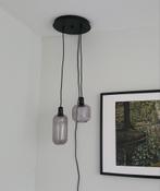 2x Normann Copenhagen Amp lamp met rookglas, Ophalen, Zo goed als nieuw, Glas, Minder dan 50 cm