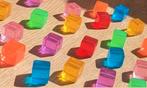 Nieuwe multicolor lucent cubes speelset, Ophalen of Verzenden, Nieuw, Bouwen