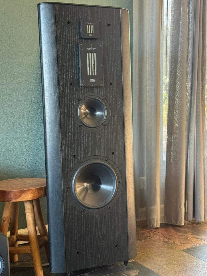 Infinity renaissance 90 high end speakers, Audio, Tv en Foto, Luidsprekers, Zo goed als nieuw, Front, Rear of Stereo speakers