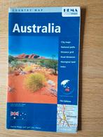 Country map Australië, Gelezen, Overige atlassen, Ophalen of Verzenden, 1800 tot 2000