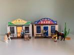 Playmobil Western Stad - Bank & Sheriff 4398, Ophalen of Verzenden, Gebruikt