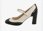 Flapper Mary Jane Next Pumps pump met hakken 38 zwart-wit, Kleding | Dames, Pumps, Wit, Ophalen of Verzenden, Zo goed als nieuw
