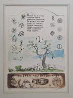 ets G. de Vries Borne "voor Louis" gesigneerd en genummerd, Antiek en Kunst, Kunst | Etsen en Gravures, Ophalen of Verzenden