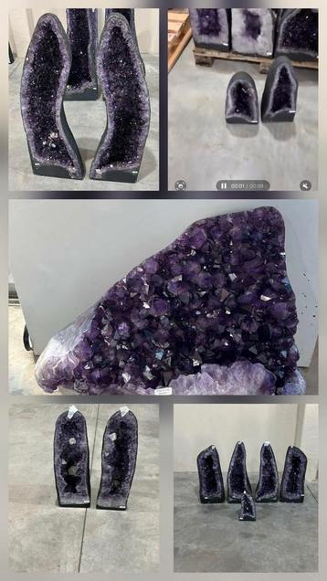 ~Binnenkort~ Nieuw Binnen Amethist Geodes  beschikbaar voor biedingen