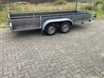 Tandemasser bakwagen aanhanger aanhangwagen 4 meter, Auto diversen, Aanhangers en Bagagewagens, Gebruikt