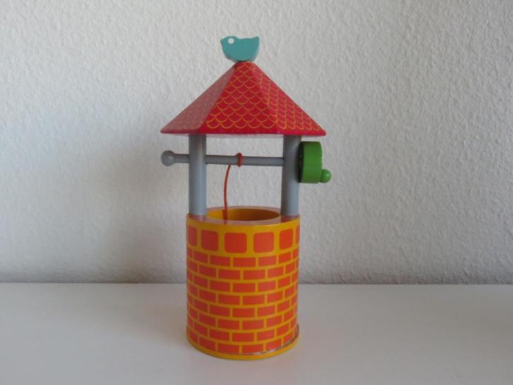 Houten Waterput, wensput voor bij poppenhuis, Kinderen en Baby's, Speelgoed | Poppenhuizen, Zo goed als nieuw, Toebehoren, Ophalen of Verzenden