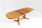 Vintage Glostrup deense ovalen eettafel tafel massief teak, Huis en Inrichting, Tafels | Eettafels, Ophalen, Vintage, design, Teakhout