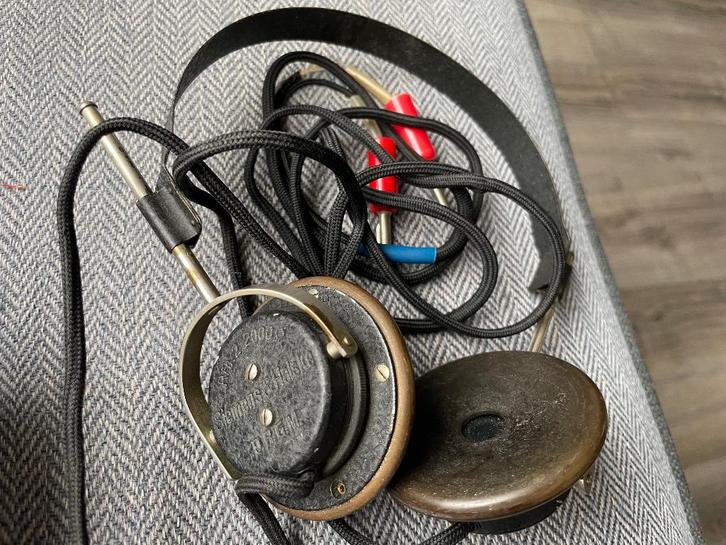 ANTIEKE KOPTELEFOON SIEMENS & HALSKE - WD014, Audio, Tv en Foto, Koptelefoons, Gebruikt, Op oor (supra aural), Overige merken