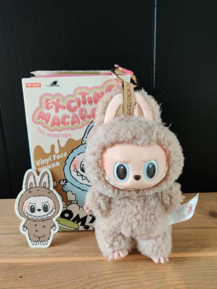 Labubu Exciting Macaron Toffee orgineel van Popmart, Kinderen en Baby's, Speelgoed | Knuffels en Pluche, Zo goed als nieuw, Overige typen