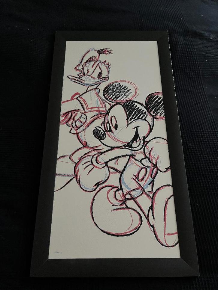 Disney portret, Antiek en Kunst, Kunst | Tekeningen en Foto's, Ophalen