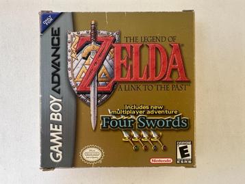 Legend of Zelda A Link Past + Four Swords Box Only USA GBA beschikbaar voor biedingen