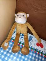 Aap knuffel met klittenband 31 cm groot Zeeman, Ophalen of Verzenden