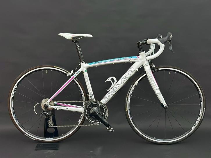 Bianch Via Nirone Dama Bianca - maat S - Shimano 105 triple, Fietsen en Brommers, Fietsen | Racefietsen, Gebruikt, Dames, Overige merken