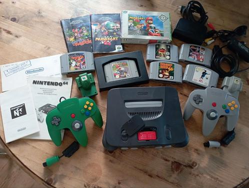 Zeer complete Nintendo 64 N64 set gereinigd en als nieuw!, Spelcomputers en Games, Spelcomputers | Nintendo 64, Zo goed als nieuw