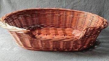 TOPSTAAT middelgrote rieten hondenmand - 67x45cm beschikbaar voor biedingen