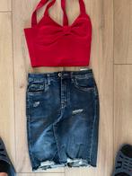 Dames rok en top, Kleding | Dames, Positiekleding, Maat 34 (XS) of kleiner, Jurk, Ophalen of Verzenden, Roze