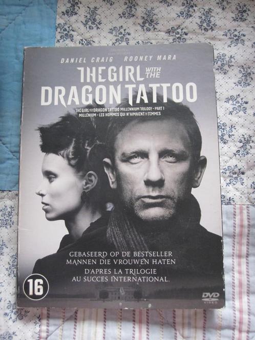 The girl with the dragon tattoo, Cd's en Dvd's, Dvd's | Thrillers en Misdaad, Gebruikt, Actiethriller, Vanaf 16 jaar, Ophalen of Verzenden