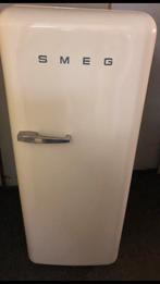 Witte smeg koelkast, 200 liter of meer, Zo goed als nieuw, Met vriesvak, 160 cm of meer